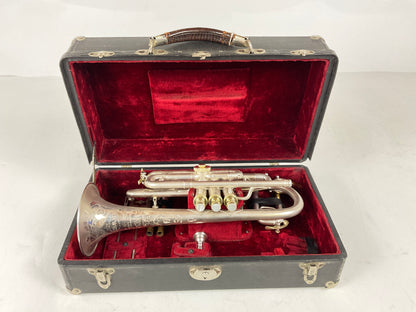 Used King Improved Model Bb/C Cornet (SN: 10557)