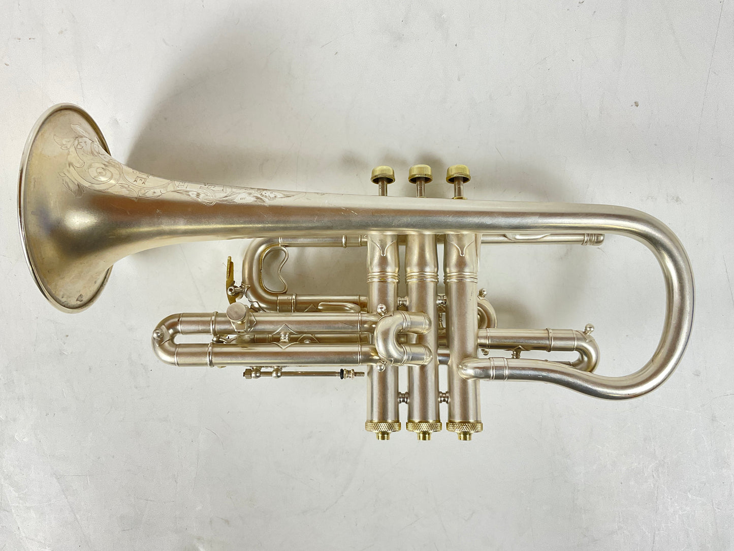 Used King Improved Model Bb/C Cornet (SN: 10557)