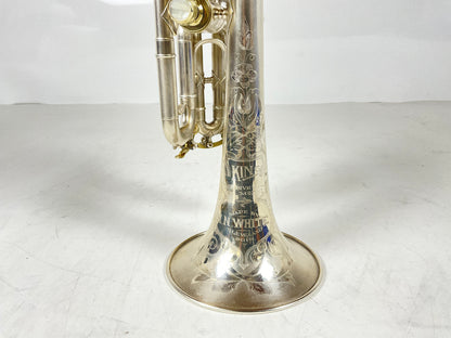 Used King Improved Model Bb/C Cornet (SN: 10557)