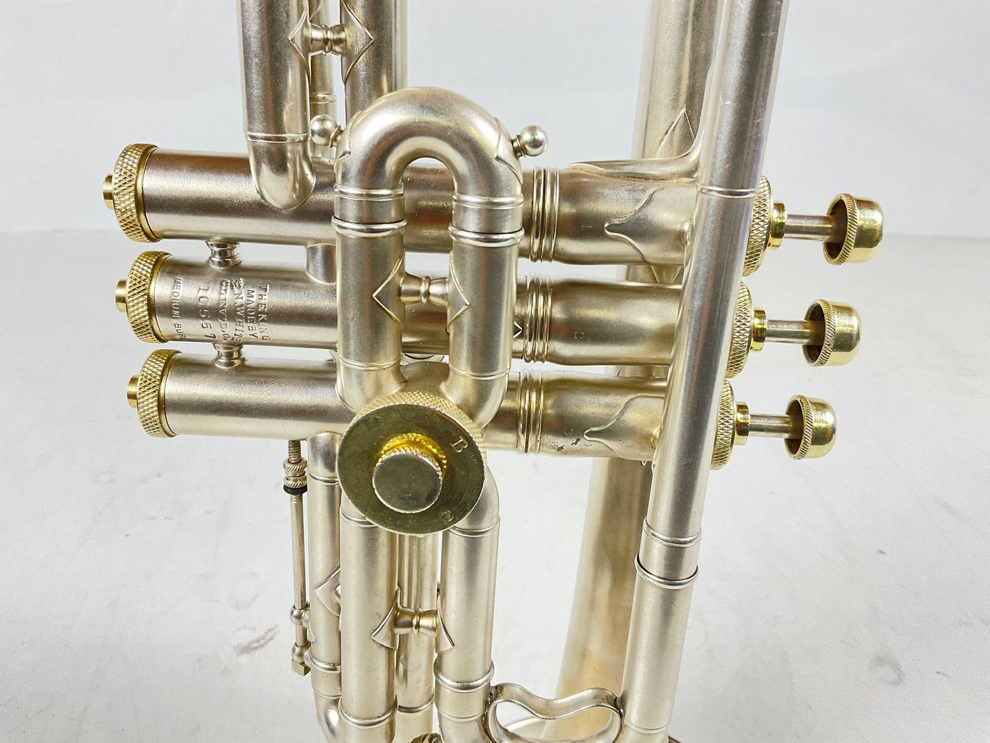 Used King Improved Model Bb/C Cornet (SN: 10557)