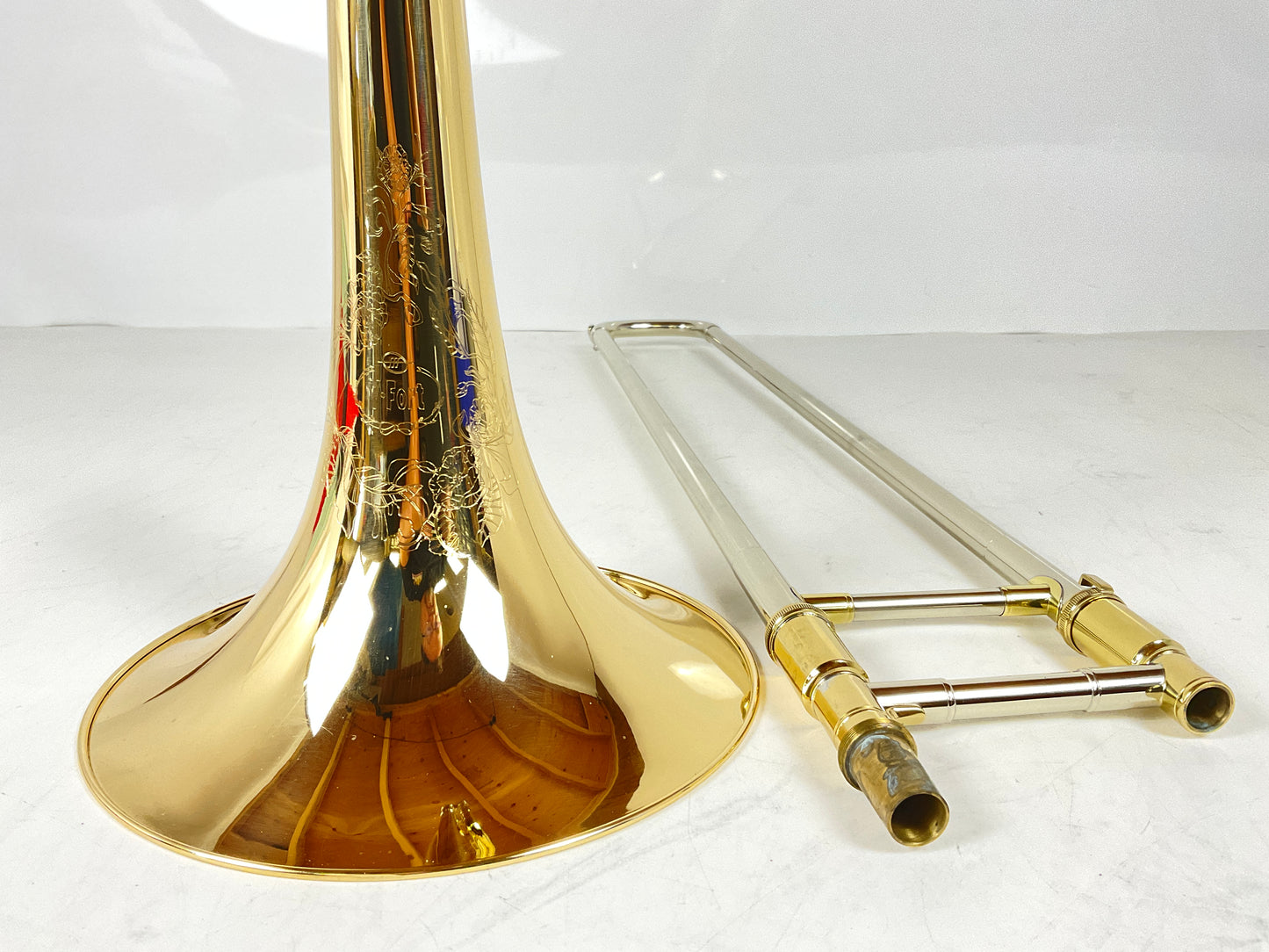 Used Y-Fort YSL-363GL Bb/F Tenor Trombone (SN: 207076)