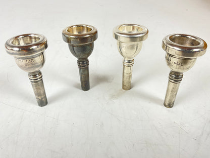 Used Trombone Mouthpiece Lot 87: Four Small Shank Bach [65487]