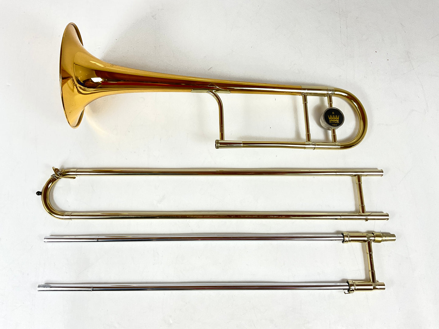 Used King 4B (2104) Bb Tenor Trombone (SN: 5 606329)