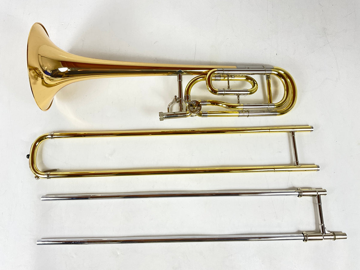 Trombone ténor Yamaha YSL-820GII Si♭/Fa d'occasion (SN : 404407)