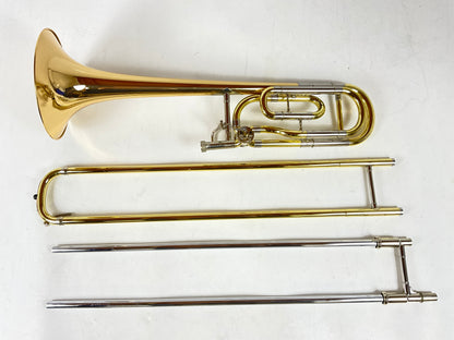 Trombone ténor Yamaha YSL-820GII Si♭/Fa d'occasion (SN : 404407)