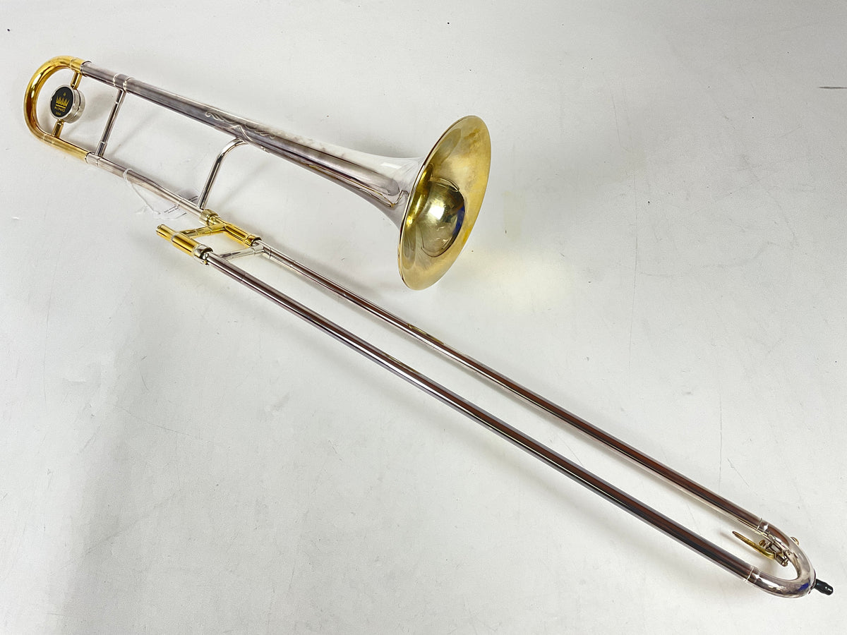 Used King 3B (2103) Silver Sonic Bb Tenor Trombone (SN: 574101)