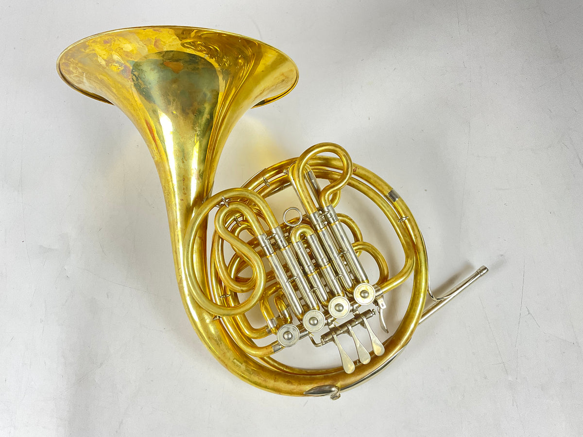 Used Hans Hoyer 801 F/Bb Double French Horn (SN: 169585M)