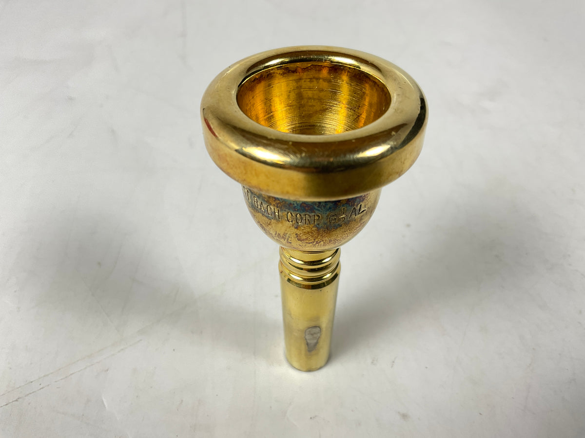 Used Bach 6 1/2AL Large Shank Trombone, Gold Plate [22742]