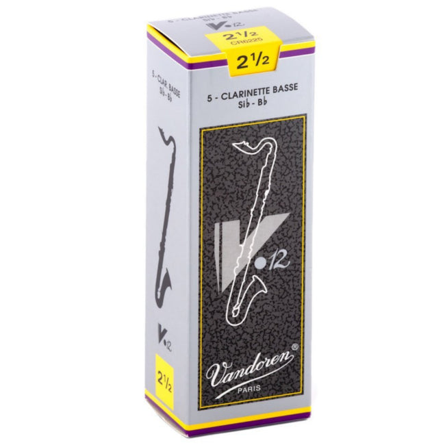 Vandoren Bass Clarinet V12 Reeds 2 1/2