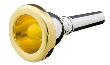 Yamaha Roger Bobo Tenor Tuba/Euphonium Mouthpiece Gold Rim/Cup