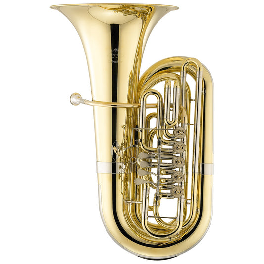 Miraphone Bruckner CC291-5V Lacquer CC Tuba Yellow Brass