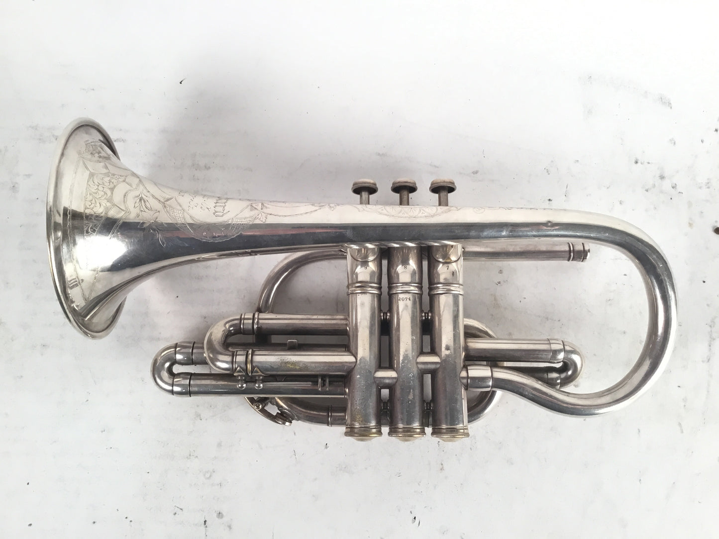 Used Standard Band Instrument Company Bb Cornet (SN: 2074)
