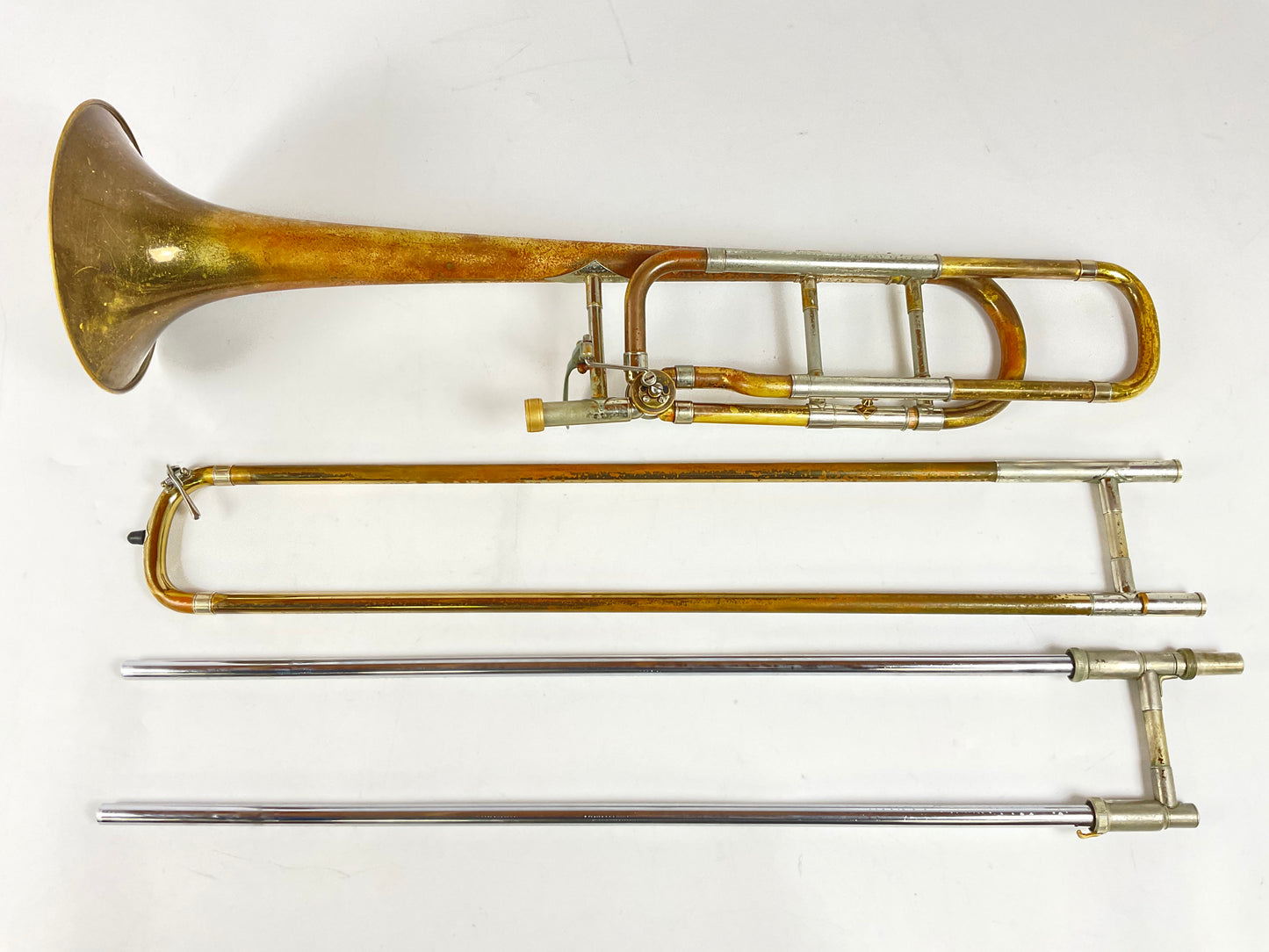 Used Bach 36BO Bb/F Tenor Trombone (SN: 84395)