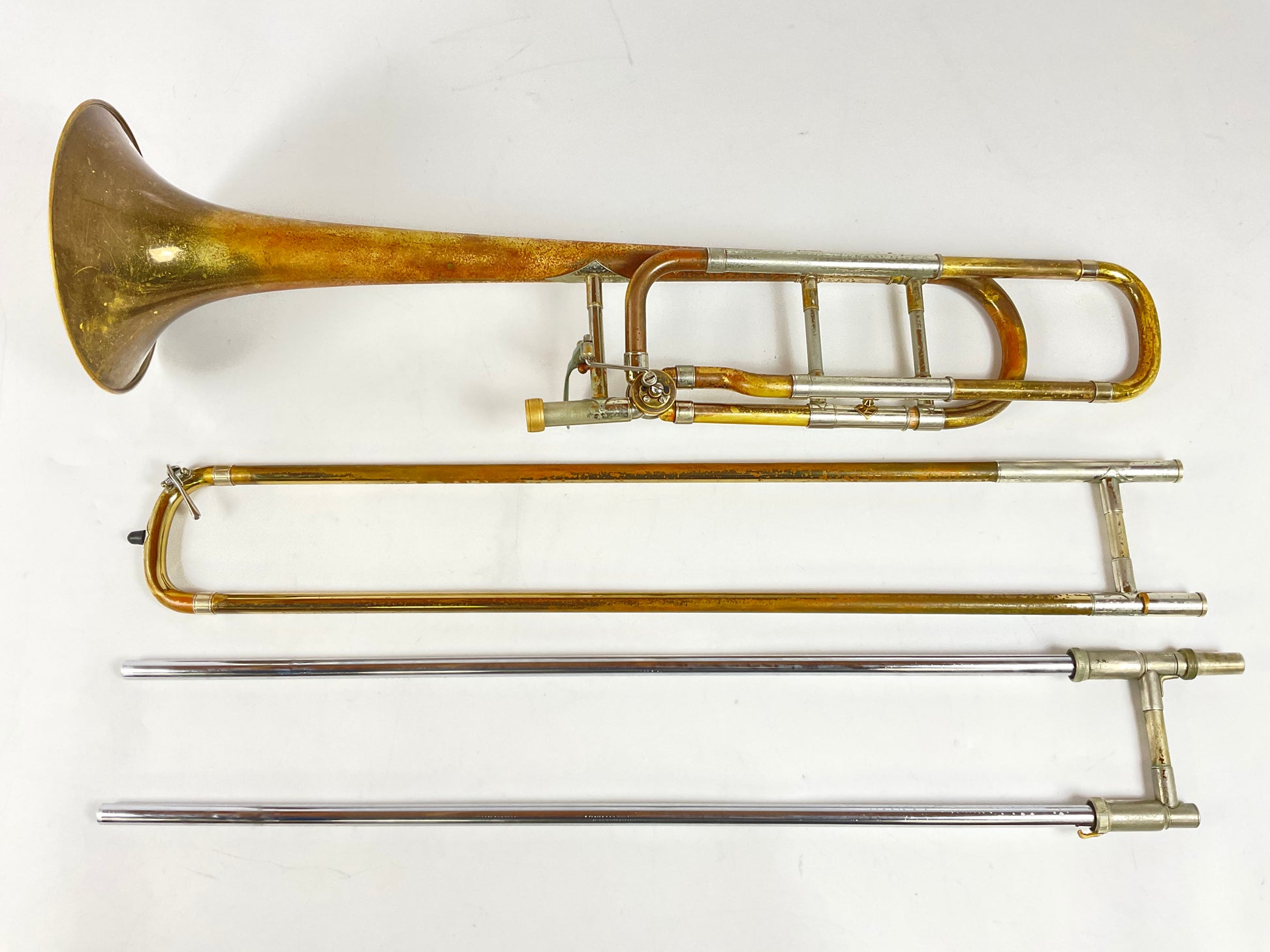 Used Bach 36BO Bb/F Tenor Trombone (SN: 84395)
