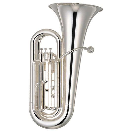 Yamaha Convertible Marching BBb Tuba /with case YBB-105MWC Silver