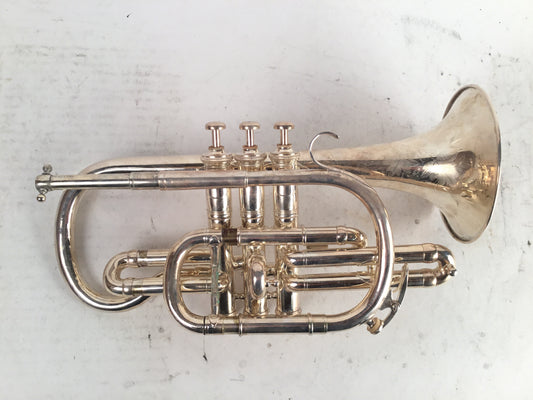 Used August Pollman Light Action NY Bb Cornet [323]