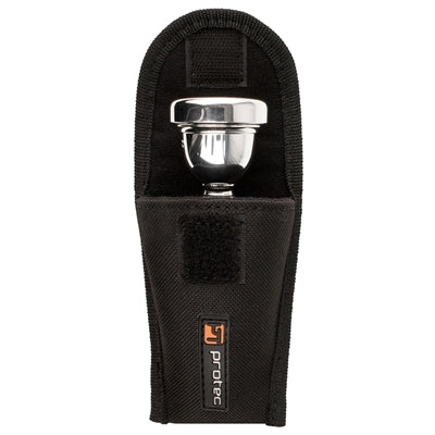 Protec A204 Large Brass Mouthpiece Pouch Nylon/Velcro Closure Black