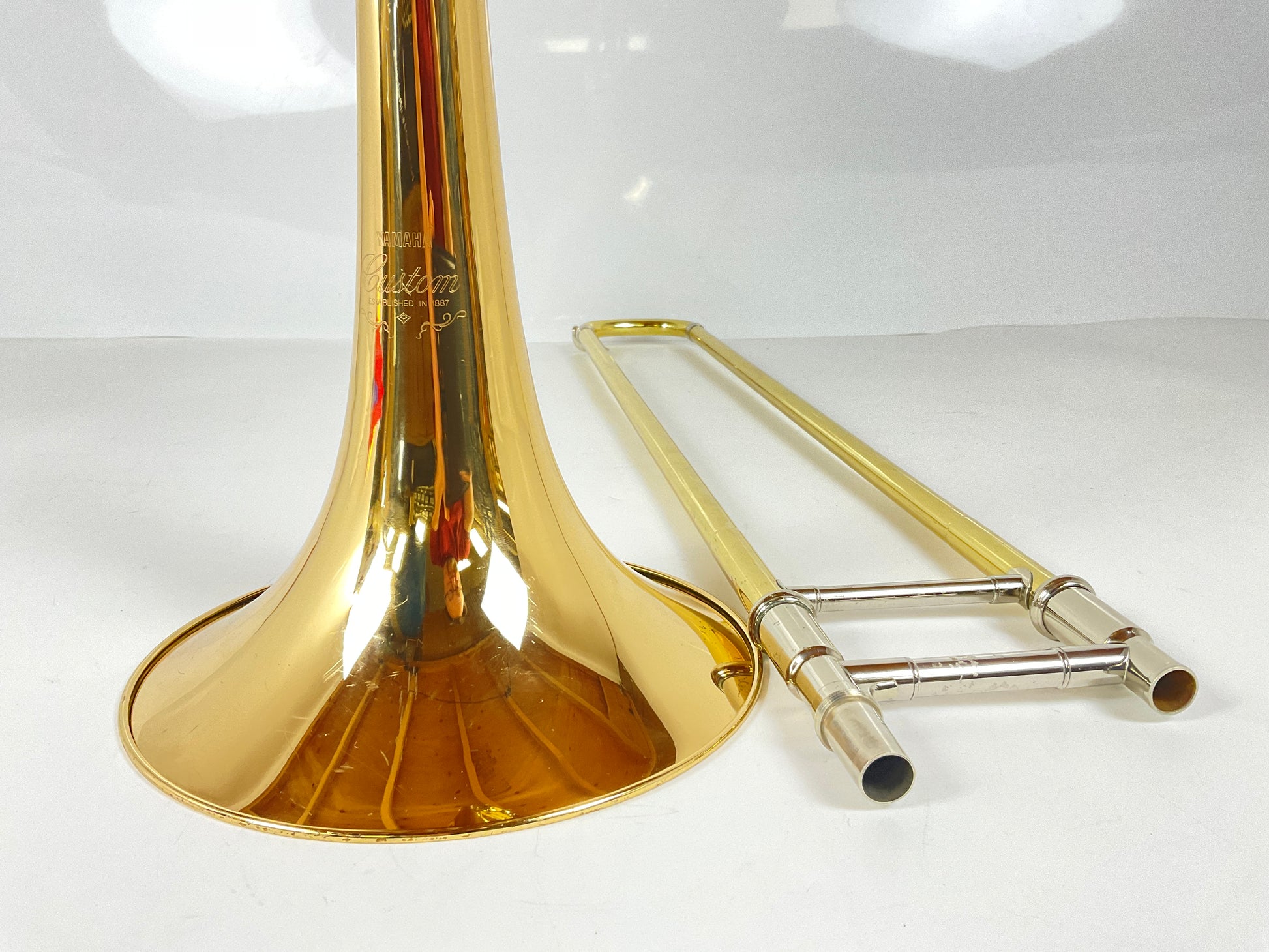 Used Yamaha YSL-820GII Bb/F Tenor Trombone (SN: 633608)