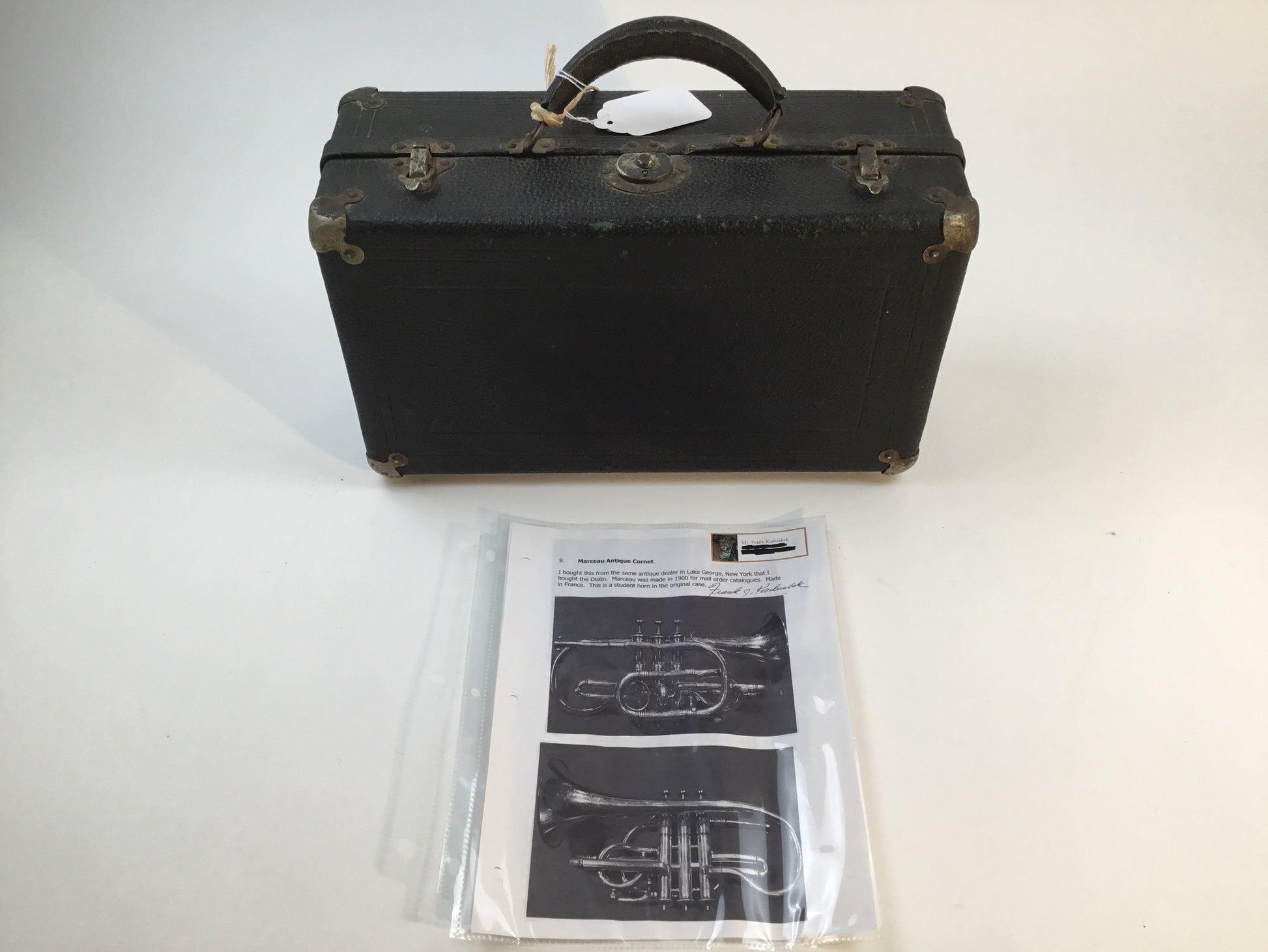 Used Marceau Antique Bb Cornet Kaderabek Collection (20827)