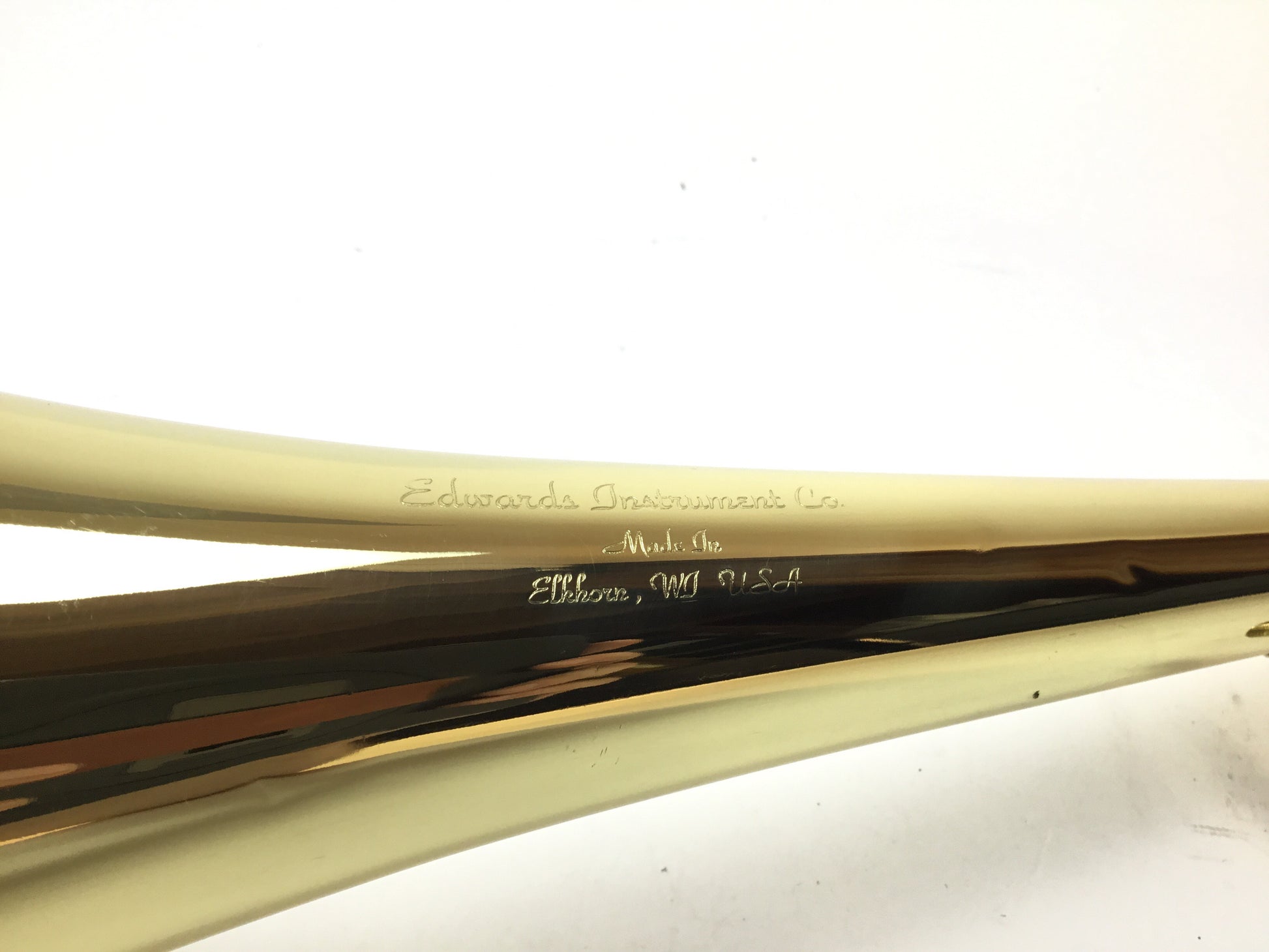 Used Edwards 1311CF Lacquered Yellow Brass Bass Trombone Bell [14921]