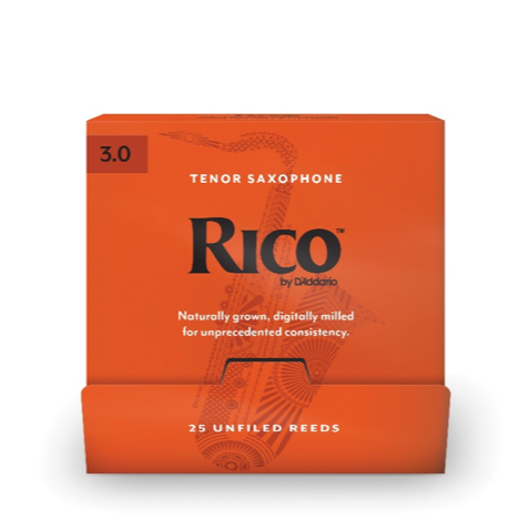 D'Addario Rico Tenor Saxophone 25-Count Single-Sealed Reeds