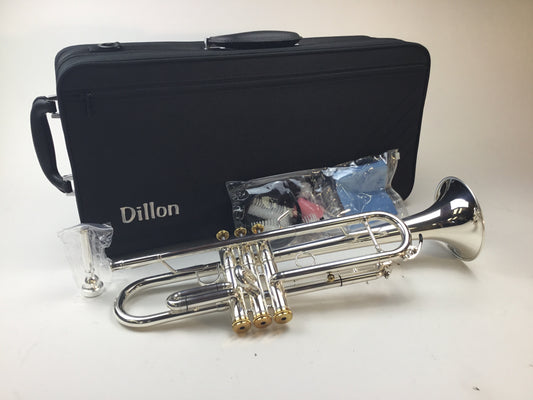 Dillon Light Weight Bb Trumpet Silver Plate