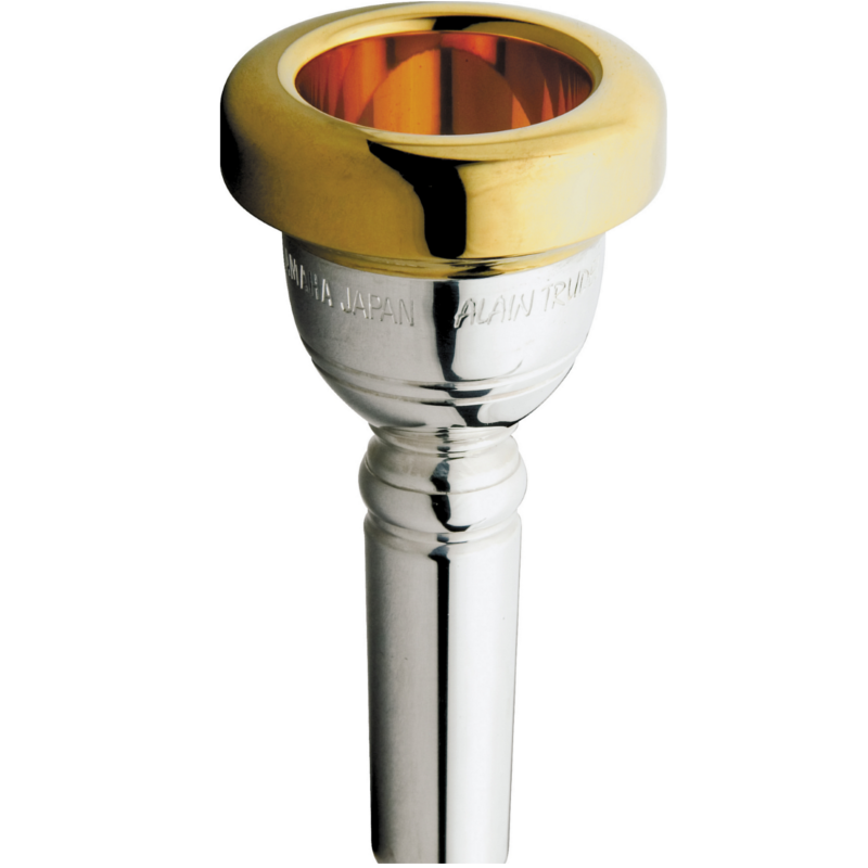 Yamaha Signature Trombone Mouthpiece Alain Trudel Gold Rim/Cup- Large Shank