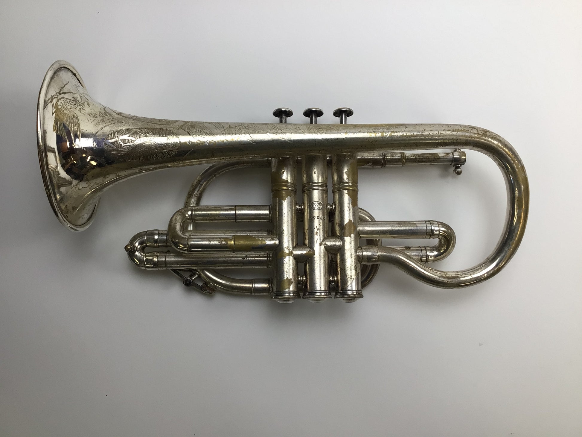 Used Besson Breveté Bb/A Cornet (SN: 27260)