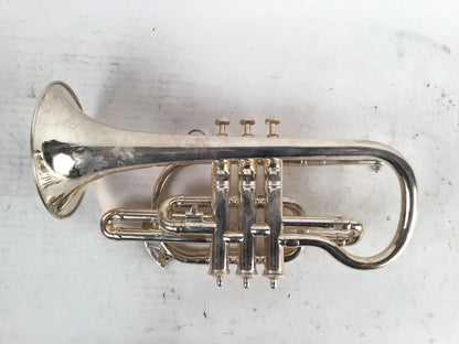 Used August Pollman Light Action NY Bb Cornet [323]