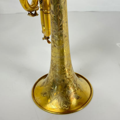 Used Holton Revelation Bb/A Cornet, Gold Plate (SN: 29487)