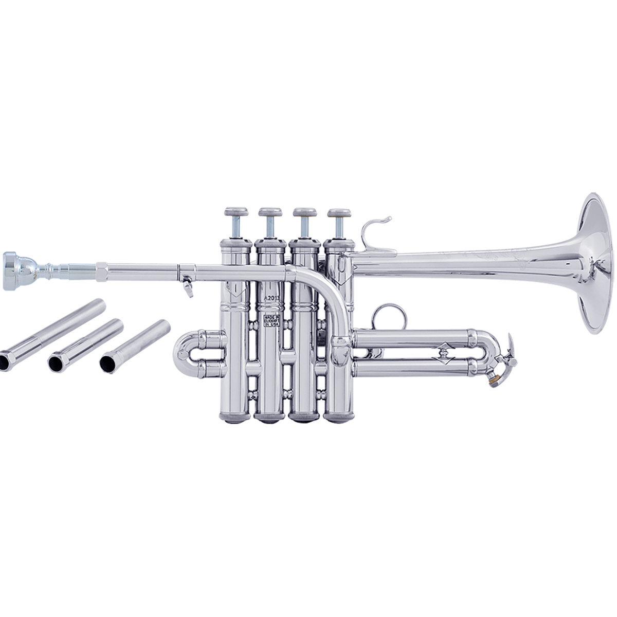 Bach Artisan Bb/A Piccolo Trumpet Silver Plate