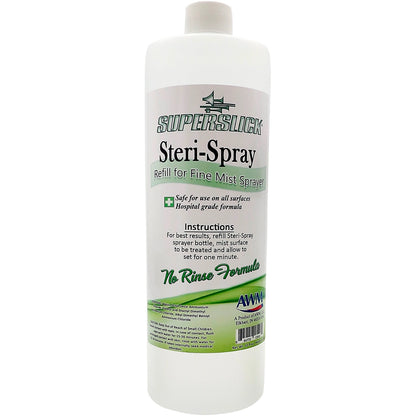 Superslick Steri-Spray Mouthpiece Cleaner 32 oz refill