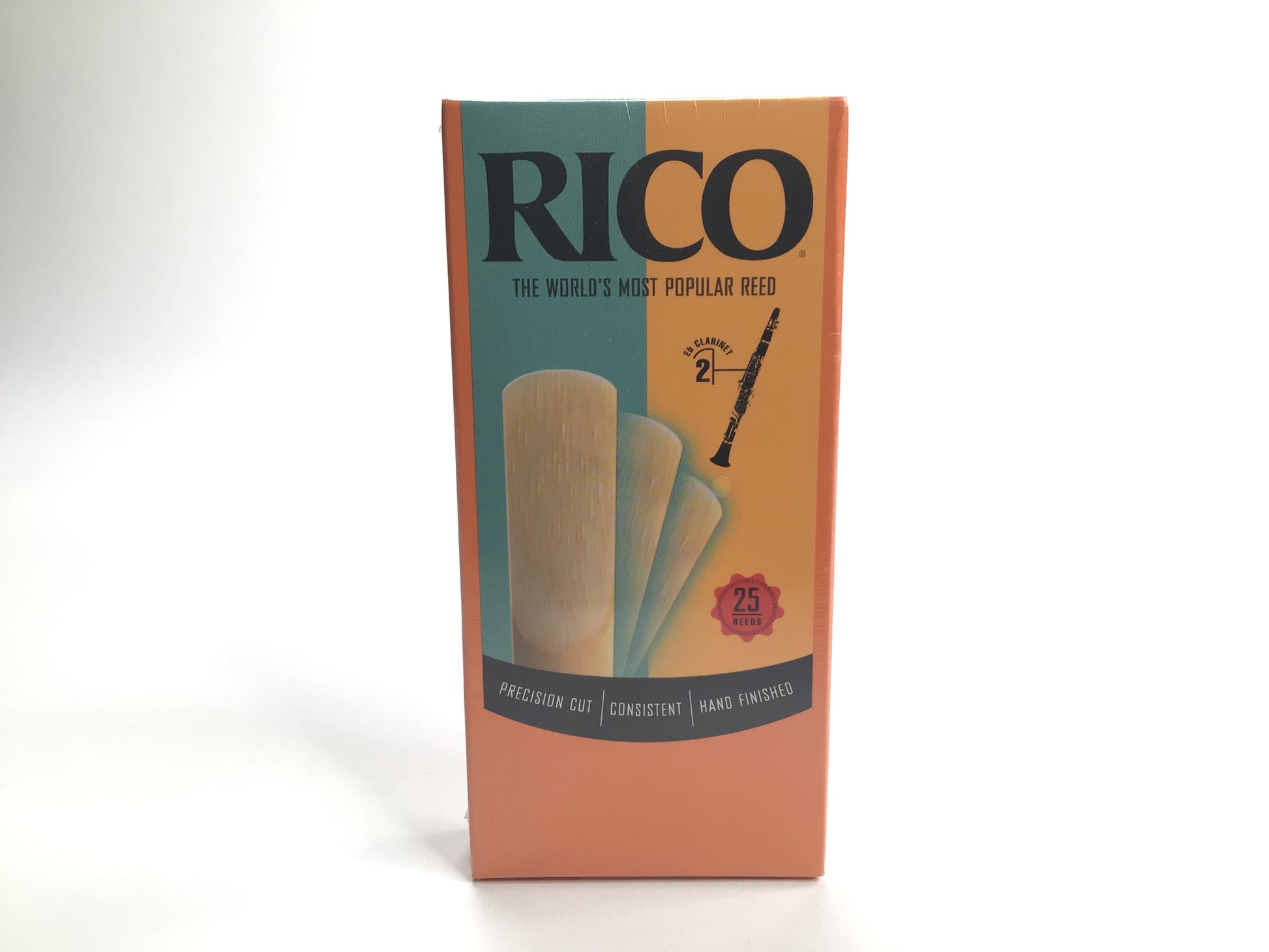 Reed Lot 18. Rico Eb Clarinet Reeds, Strength 2, One Box of 25 Reeds [805]
