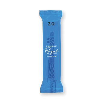 D'Addario Rico Royal Bb Clarinet 25-Count Single-Sealed Reeds