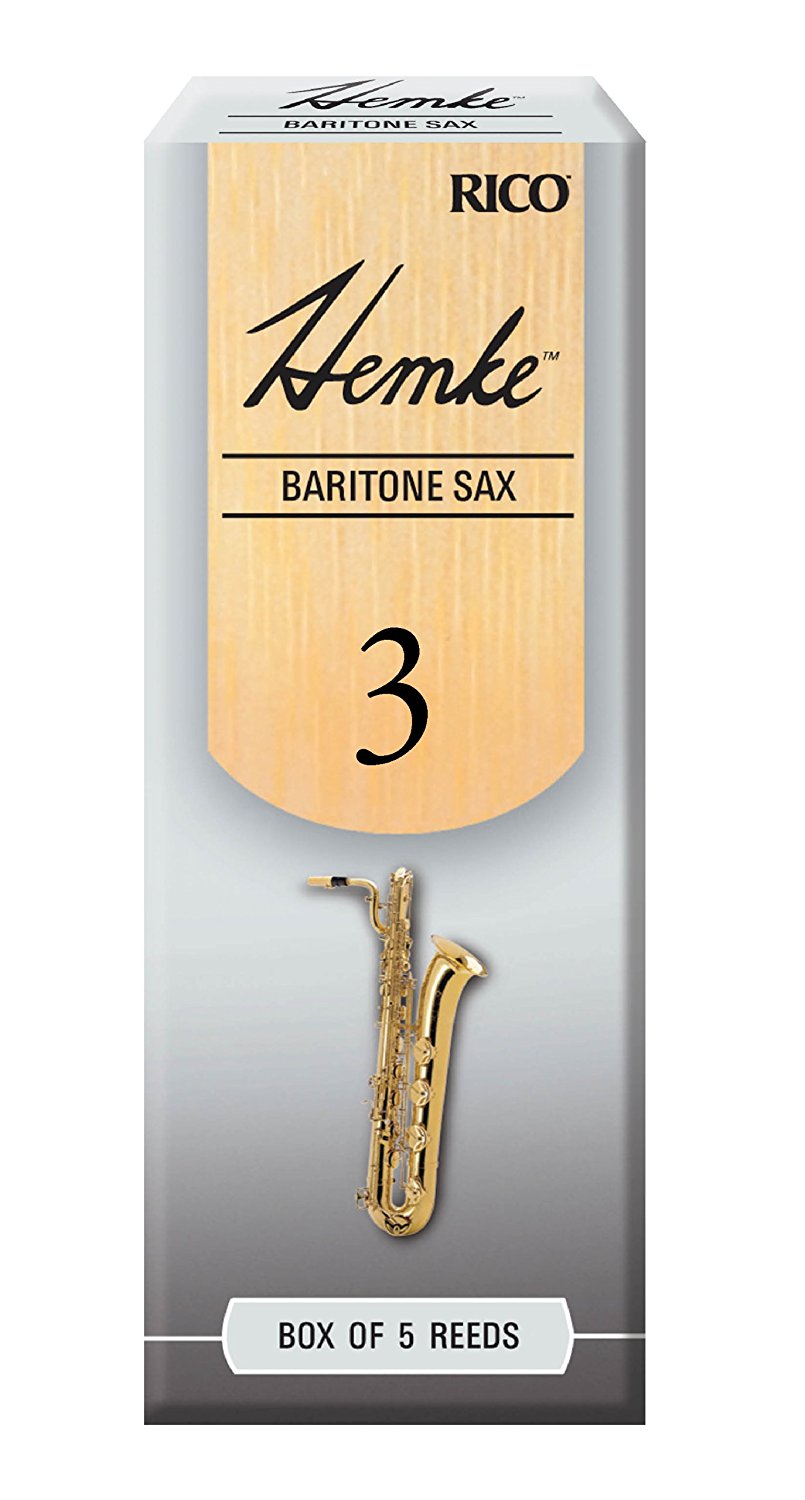 Rico Hemke Baritone Saxophone Reeds, Box of 5 2