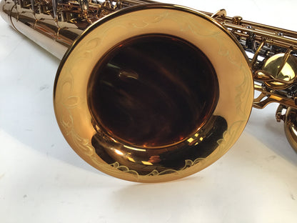 The Growling Sax Origin Series Professional Baritone Saxophone, Black Nickel and brown gold lacquer