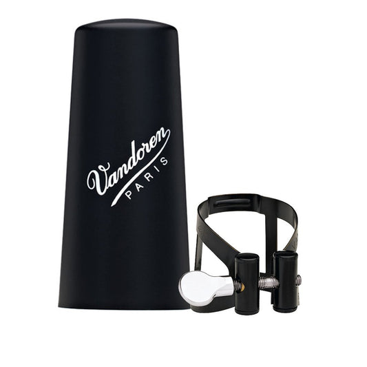 Vandoren M/O Series Ligature & Plastic Cap Set Alto Clarinet Black