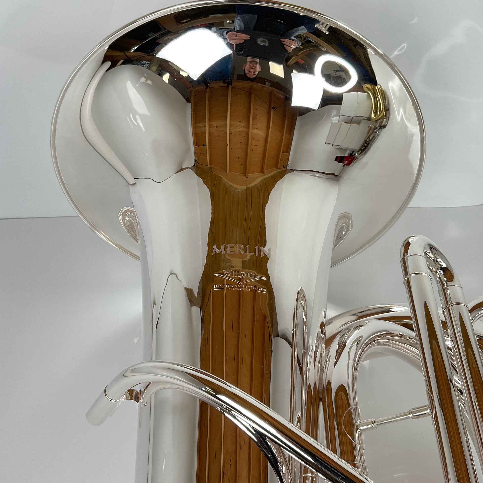 Willson "Merlin" CC Tuba 3060-FA5 Silver Plate