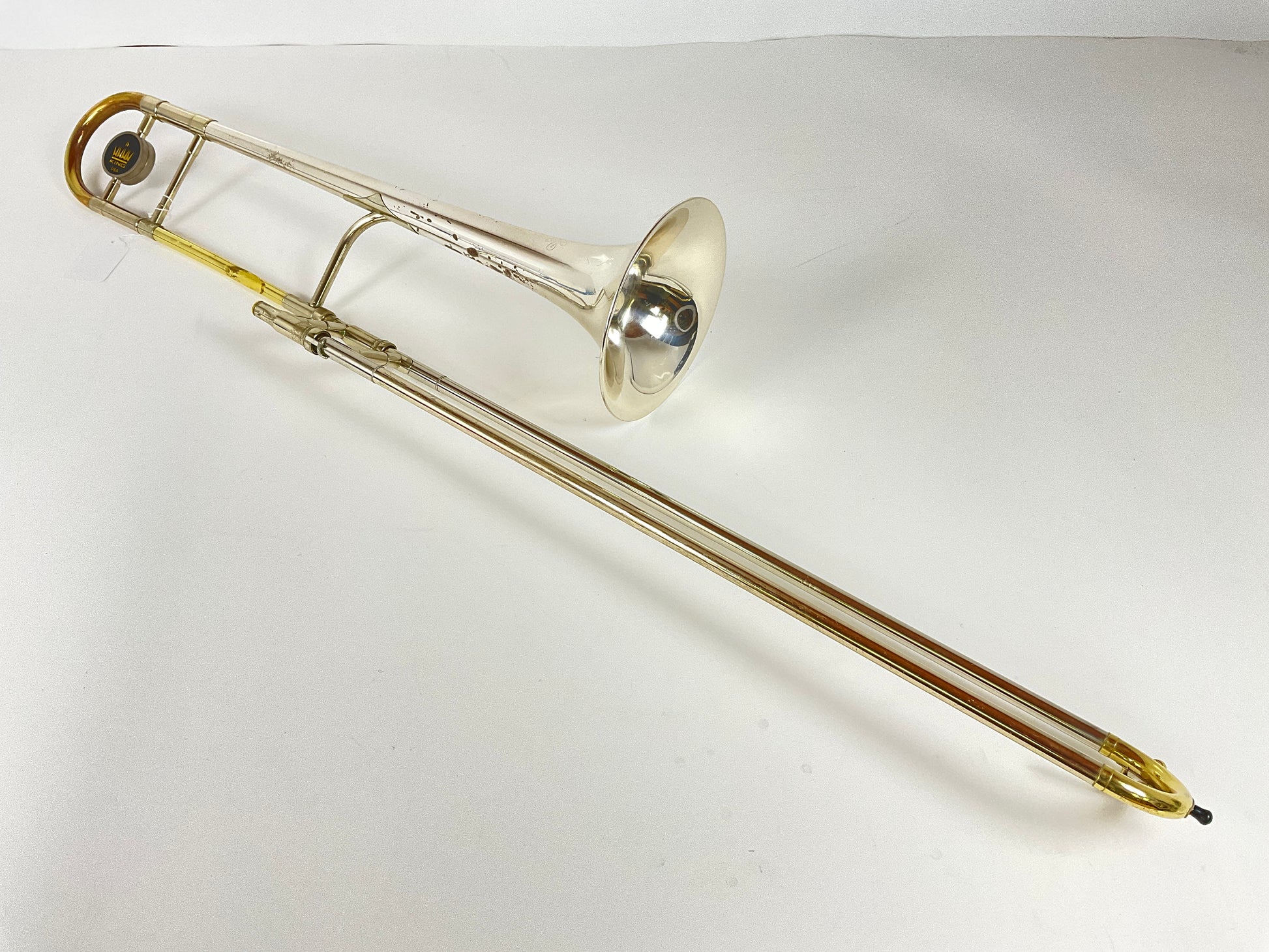Used King 2102 (2B) Sterling Silver Bell Bb Tenor Trombone (SN: 259071)