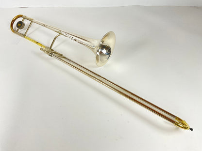 Used King 2102 (2B) Sterling Silver Bell Bb Tenor Trombone (SN: 259071)