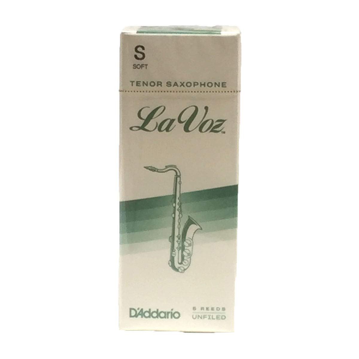 Rico La Voz Tenor Saxophone Reeds, Box of 5 Soft