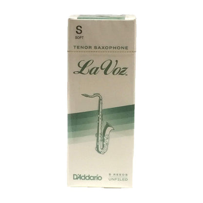 Rico La Voz Tenor Saxophone Reeds, Box of 5 Soft