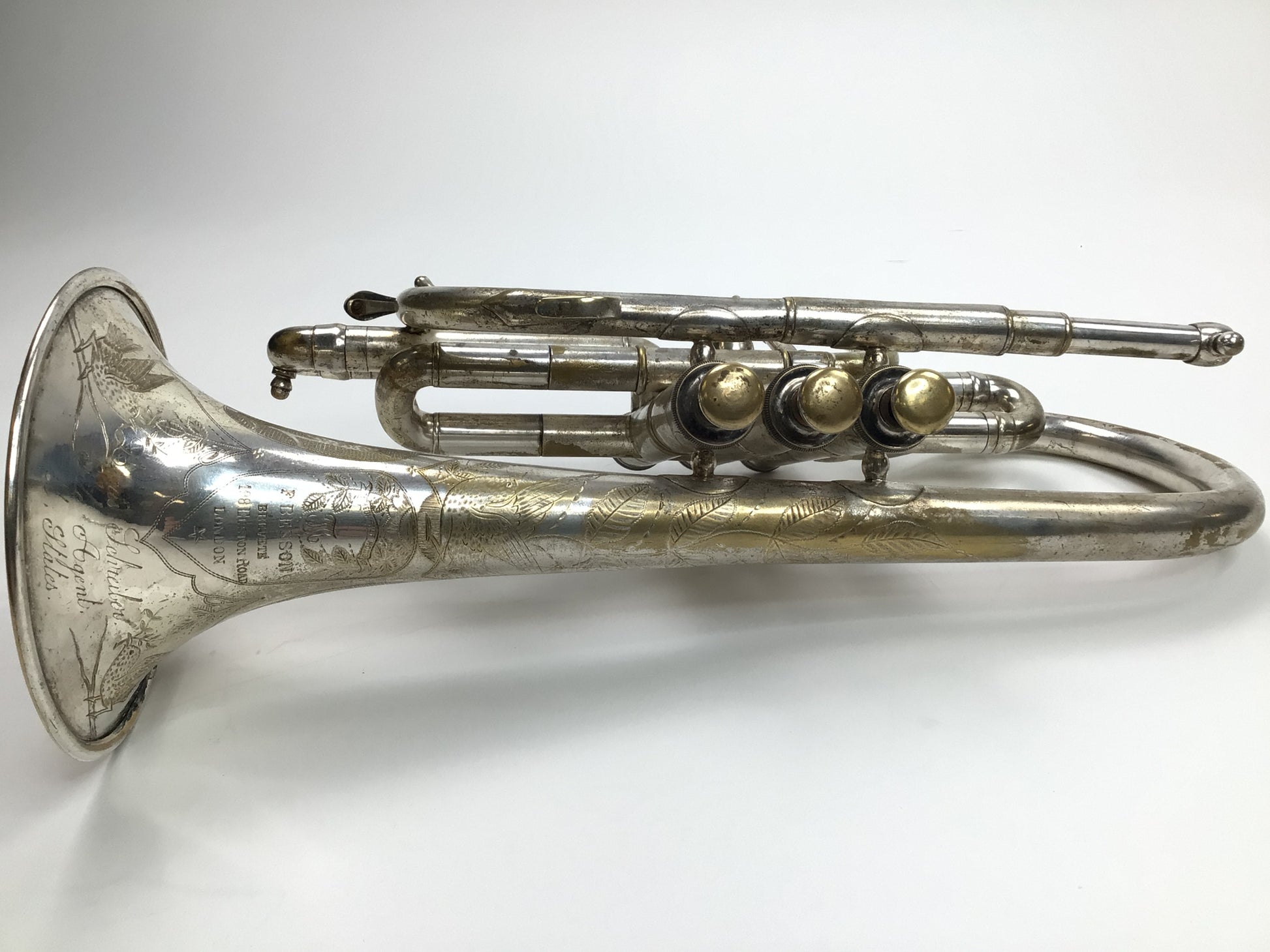 Used Besson Breveté Bb/A Cornet (SN: 27260)