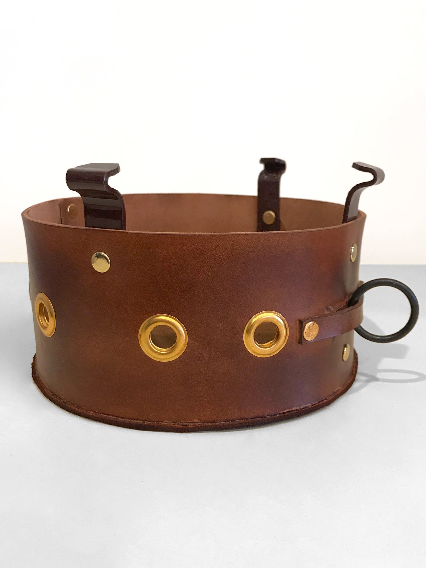 Eazy Bucket Tenor Trombone Mute Leather Brown 8 1/2"