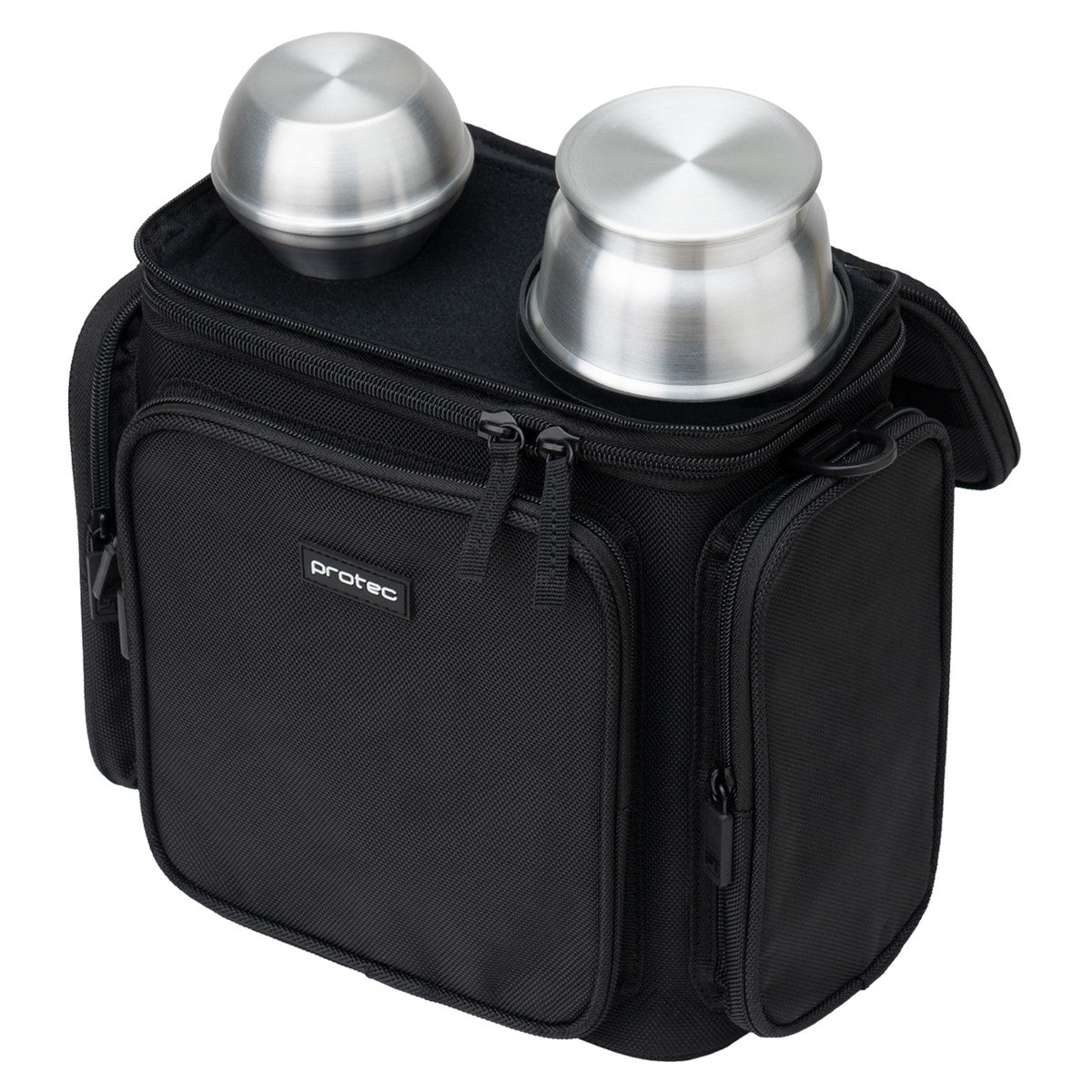 Protec M410 Trumpet Double Mute Bag, Modular Wall & Mute Holder