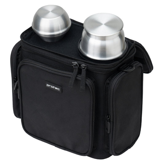 Protec M410 Trumpet Double Mute Bag, Modular Wall & Mute Holder
