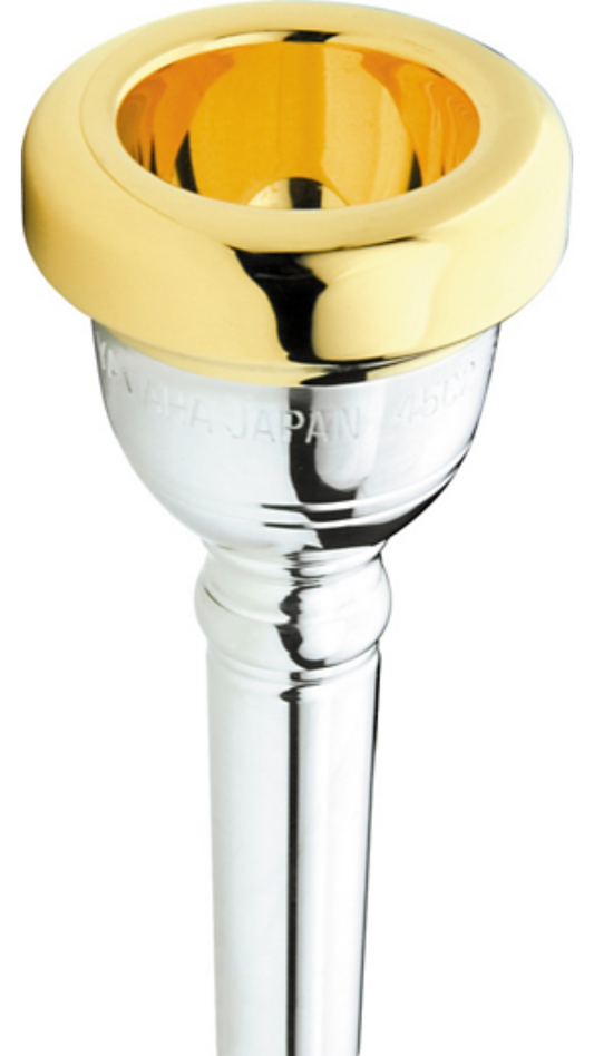Yamaha Trombone Mouthpiece Gold Rim/Cup 45C2 Small