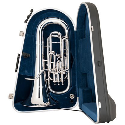 Miraphone 1258A 4 Valve Silver Plated Compensating Euphonium w/ case