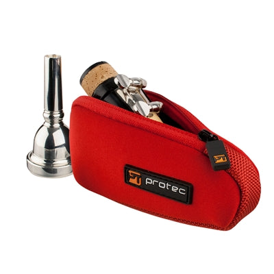 Protec Trombone/Alto Saxophone Neoprene Mouthpiece Pouch Red