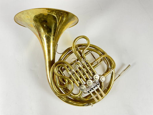 Used King Fidelio F/Bb Double French Horn (SN: 714204)